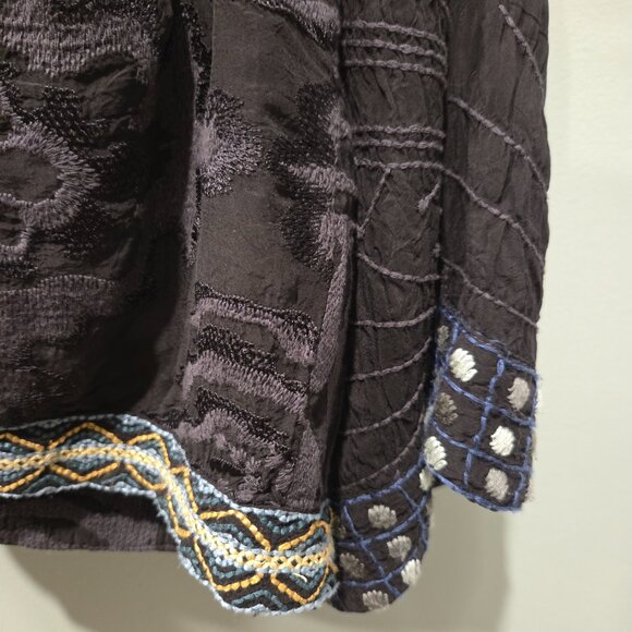 NWT Johnny Was Nera Kimono in Starbright black size S - Picture 4 of 5